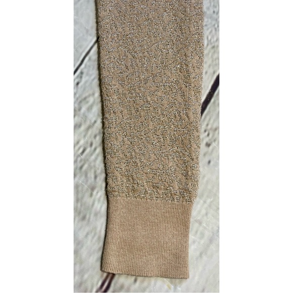 Loft Metallic Gold Cardigan - Picture 7 of 13